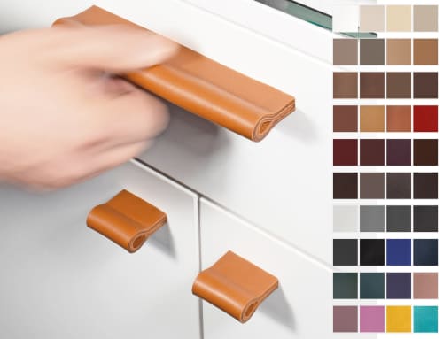 Leather Drawer Handles MILANO-PURE | Pull in Hardware by minimaro - luxury furniture handles. Item composed of leather