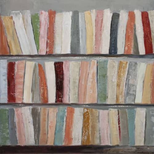 Une Histoire Without Fin / A History Without End | Oil And Acrylic Painting in Paintings by Sophie DUMONT.. Item made of canvas works with minimalism & contemporary style