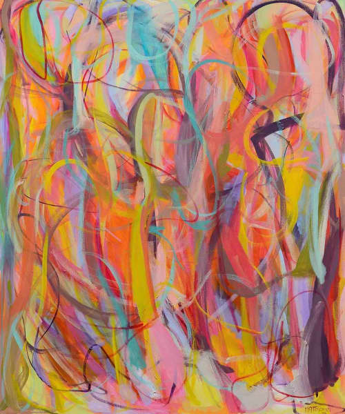 Labyrinth | Oil And Acrylic Painting in Paintings by Gabriela Tolomei