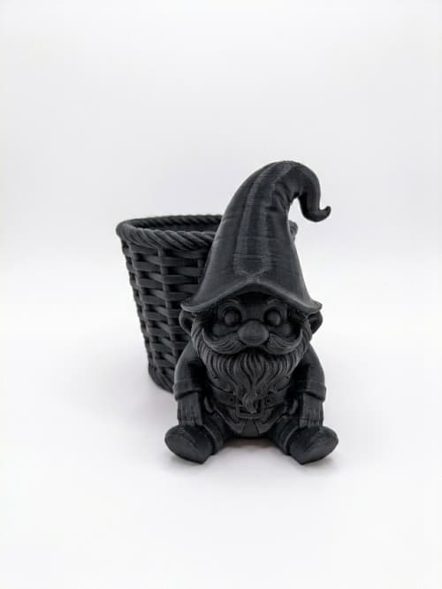 The Gnome Wicker Planter | Plant Stand in Plants & Landscape by Kimi Craft Corner