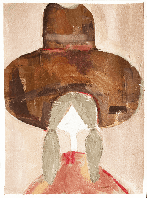 The One Who Walked Away Anyway | Prints in Paintings by carrie song