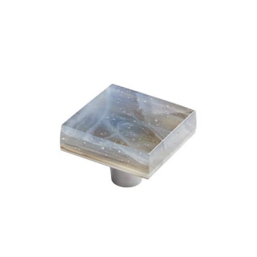 Glassia Timber Wood Square Knob | Hardware by Windborne Studios. Item made of glass