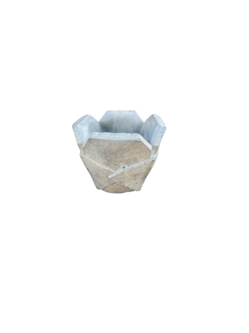 Lunar Origami Fold Planter | Vases & Vessels by RAW & UNIQ