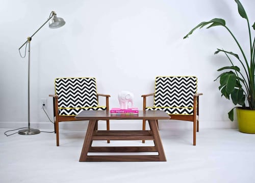 Mid century Modern Coffee Table "The Clevelander" | Tables by MODERNCRE8VE. Item composed of walnut