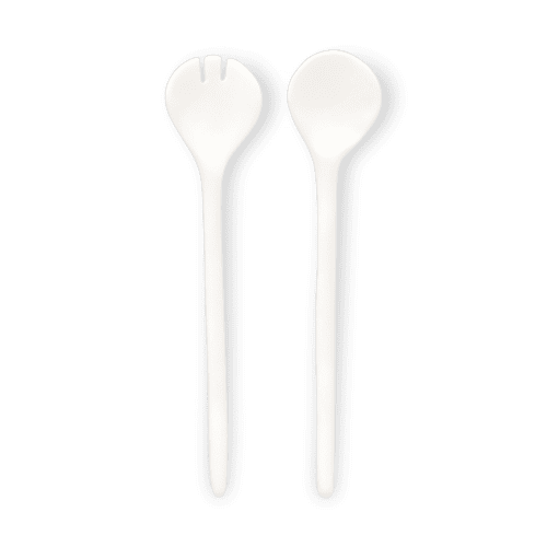 Sculpt Medium Serving Set | Serving Utensil in Utensils by Tina Frey. Item composed of synthetic
