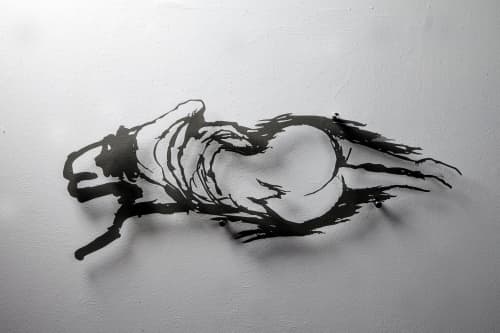 Reclining Nude Back | Wall Sculpture in Wall Hangings by Eric Farache Artist