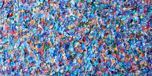 Coral Confetti | Oil And Acrylic Painting in Paintings by Brianne Valentino