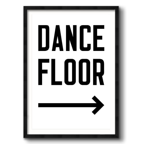 Dance Floor Vertical Arrow Right | Prints in Paintings by Western Mavrik