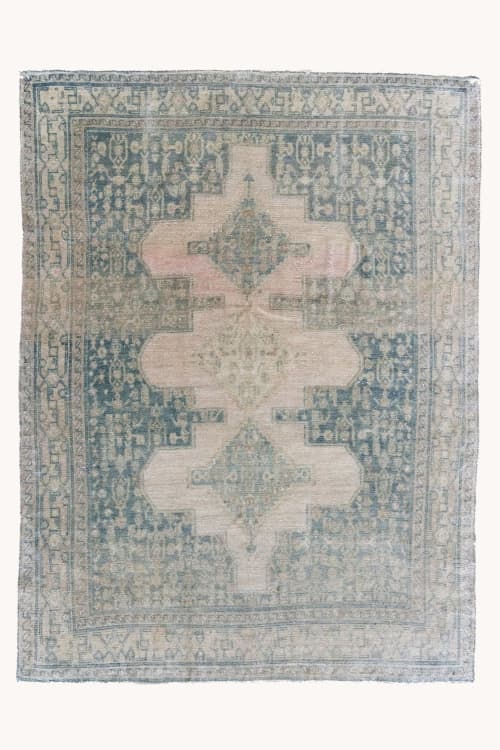 Vintage Senneh Scatter Rug | Addison | Small Rug in Rugs by District Loom