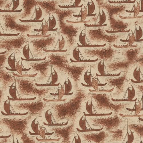 Outriggers | Wallpaper in Wall Treatments by Brenda Houston. Item composed of fabric & paper