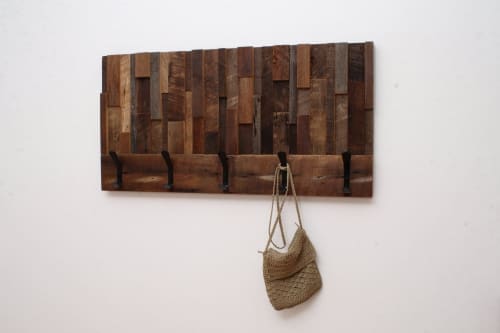 Coat Rack 36"x18.5" | Storage by Craig Forget. Item made of wood works with mid century modern & contemporary style