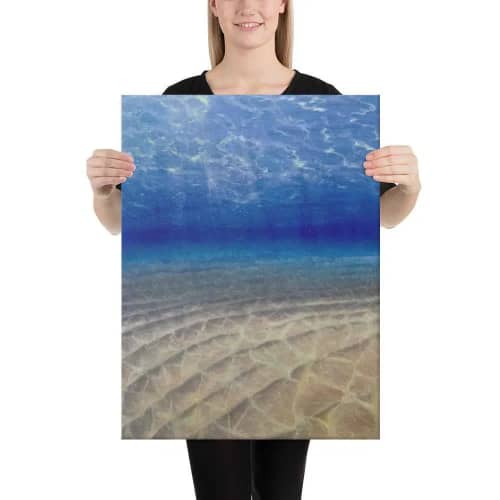 Canvas Print - Hypnosis - Underwater Scene & Light | Work by EMAN K