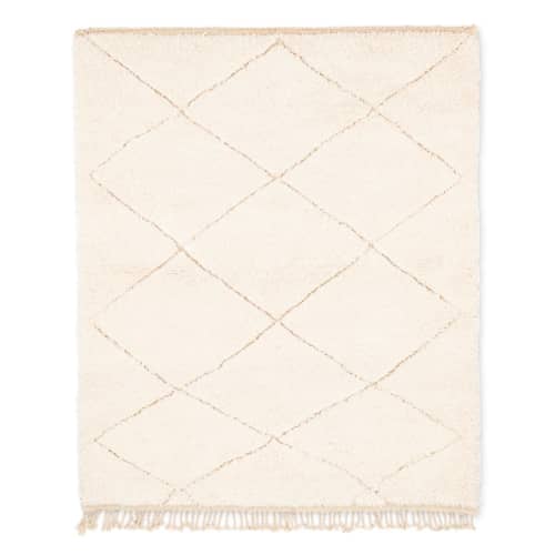 Gorgeous Beni ourain rug, Moroccan handmade rug | Area Rug in Rugs by Benicarpets