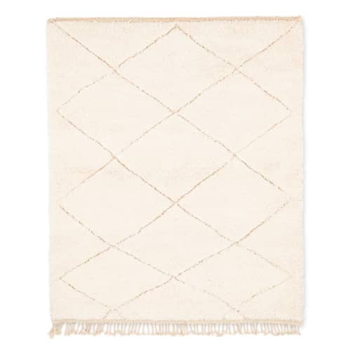 Gorgeous Beni ourain rug, Moroccan handmade rug | Area Rug in Rugs by Benicarpets