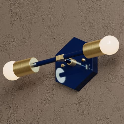 Athens | Sconces by Illuminate Vintage. Item composed of brass