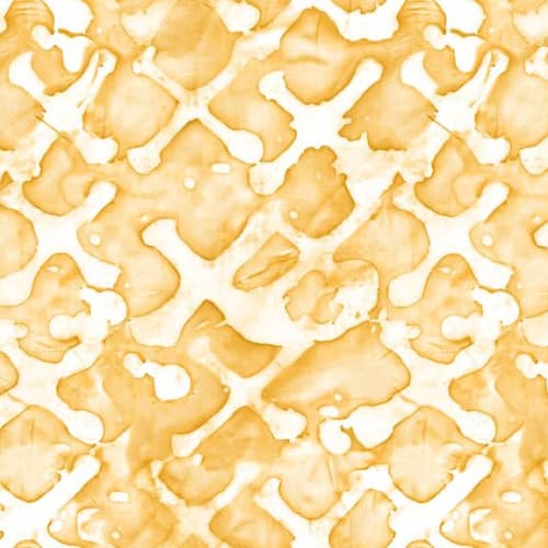Ceplok, Curry | Fabric in Linens & Bedding by Philomela Textiles & Wallpaper. Item composed of canvas