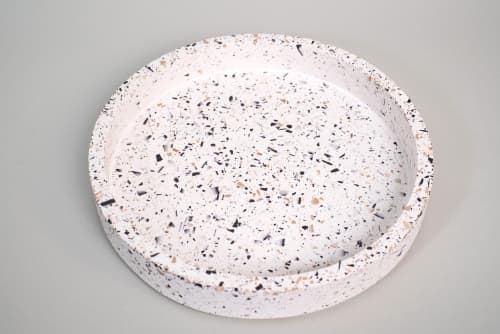 Deep Terrazzo Tray | Decorative Tray in Decorative Objects by Tropico Studio. Item composed of synthetic
