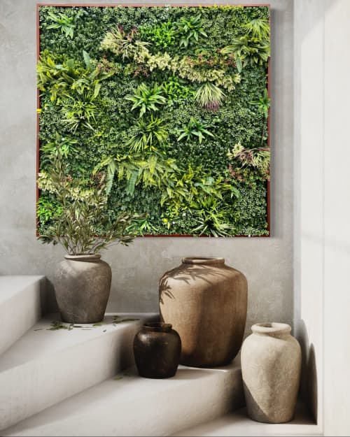 Artificial Plant Wall | Decorative Frame in Decorative Objects by Moss Art Installations