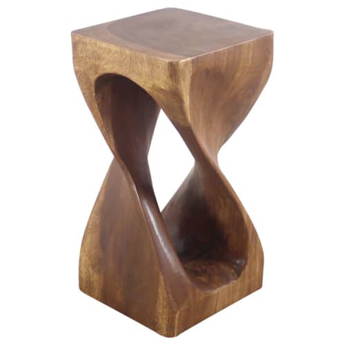 Haussmann® Single Twist Vine Stool Stand 12 in SQ x 23 | Chairs by Haussmann®