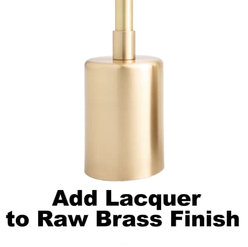 Add-on - Lacquer Application | Lighting by Peared Creation. Item made of brass