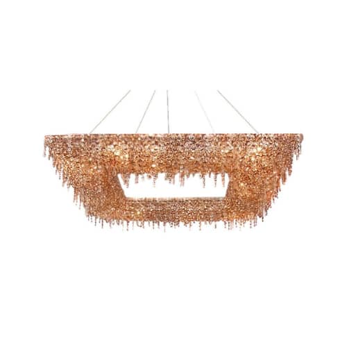 Alan Mizrahi JK018C Ugolino Square System | Chandeliers by Alan Mizrahi Lighting Design