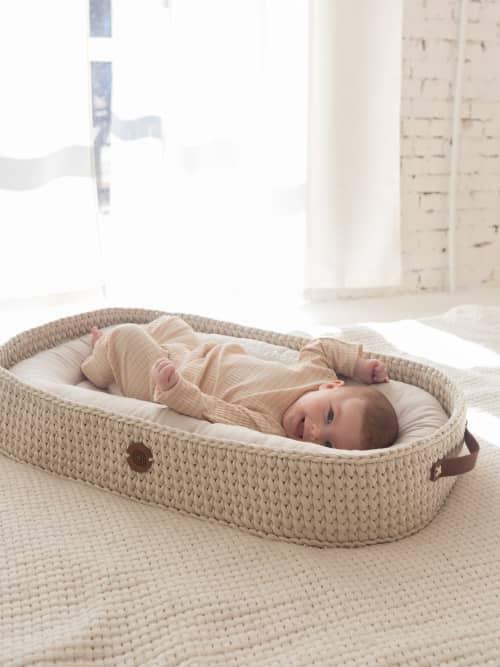 Baby lounging and changing basket XL | Bassinette in Beds & Accessories by Anzy Home. Item composed of fiber