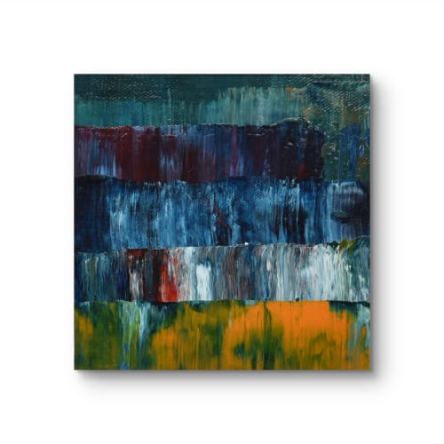 Mini 31 | Oil And Acrylic Painting in Paintings by Lisa Carney