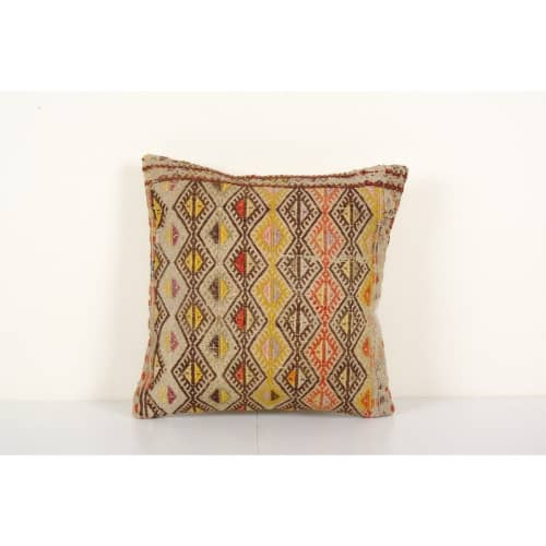 Set of Two Vintage Hemp Turkish Kilim Pillow | Sham in Linens & Bedding by Vintage Pillows Store. Item composed of cotton