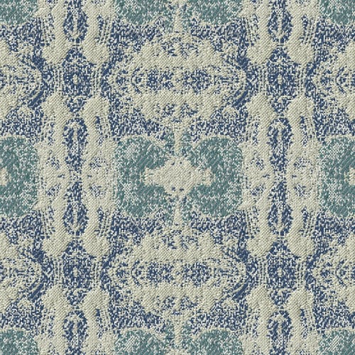 Sunbrella® Woven Fabric Papeari, Ocean | Linens & Bedding by Philomela Textiles & Wallpaper. Item composed of fabric