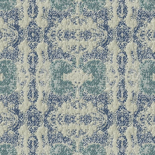 Sunbrella® Woven Fabric Papeari, Ocean | Linens & Bedding by Philomela Textiles & Wallpaper. Item composed of fabric