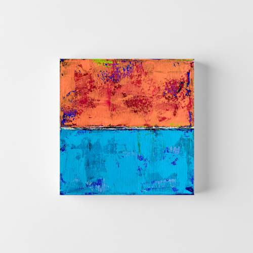 ECHOES 018 - 20x20cm | Oil And Acrylic Painting in Paintings by Lara Spadetto Art