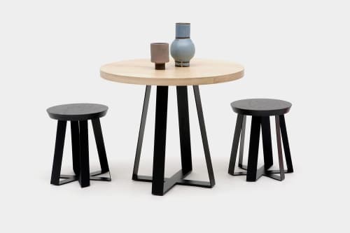 ARS BK (ars bk) | Stool in Chairs by ARTLESS. Item composed of oak wood