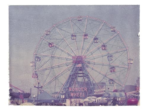 Ferris Wheel (Coney Island) | Photography by She Hit Pause. Item made of paper