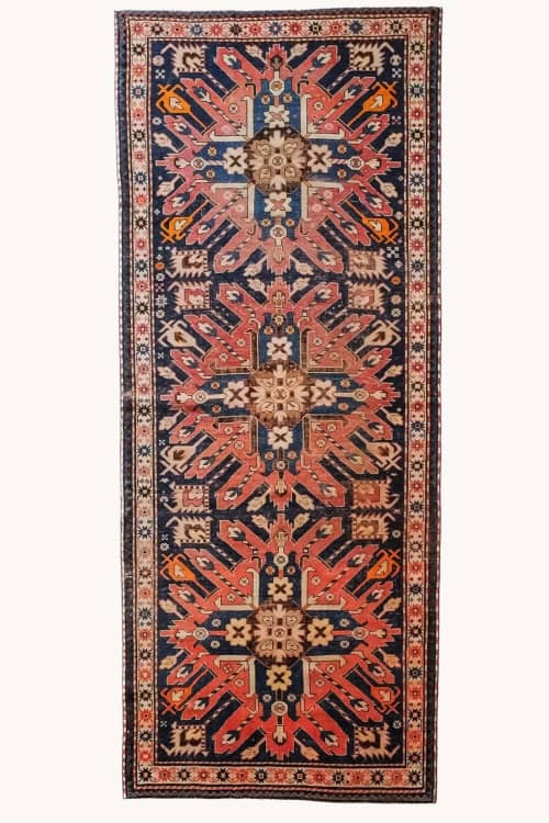 Antique Caucasian Wide Runner Rug | Lowell | Rugs by District Loom