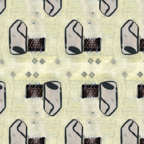Limestone, Sand | Fabric in Linens & Bedding by Philomela Textiles & Wallpaper. Item made of cotton