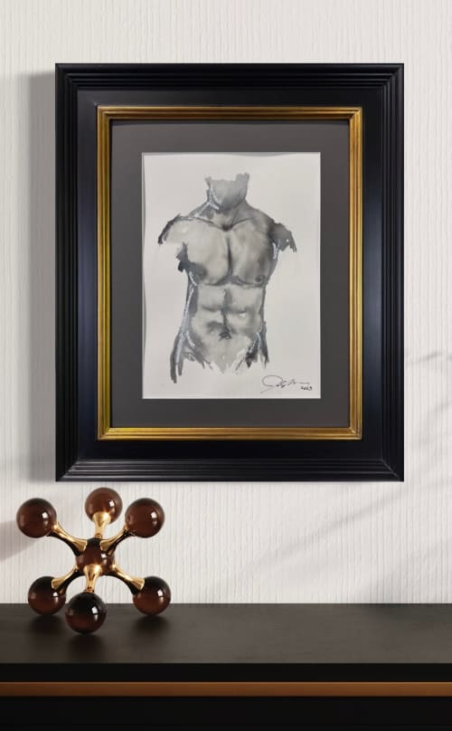 Torso of Cristo | Watercolor Painting in Paintings by John Velo Studio