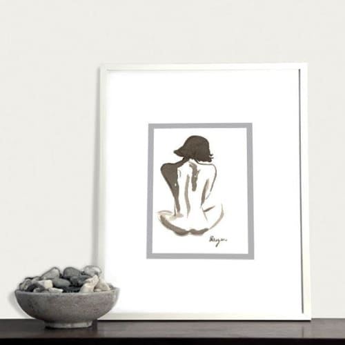 Zen | Prints by Brazen Edwards Artist. Item made of canvas with paper