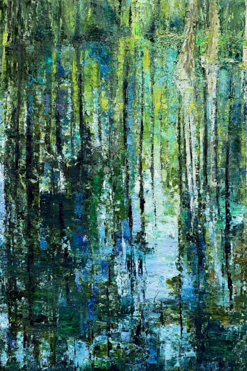 Cypress Gardens Reflection 1 | Paintings by Checa Art