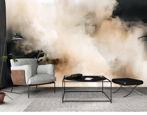 On the Edge — Abstract Luxury Wallpaper Mural | Wall Treatments by ELLE WALLS