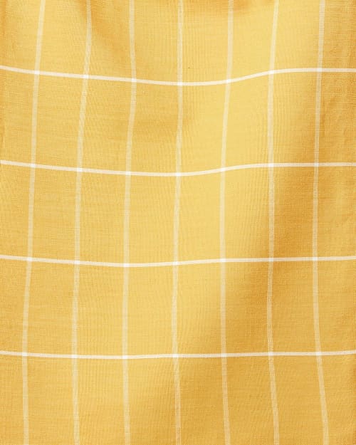 Gold Grid  — Fabric by the Yard | Textiles by MINNA