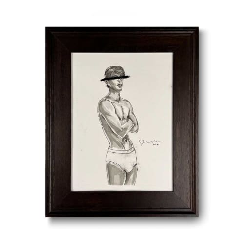 Drew | Watercolor Painting in Paintings by John Velo Studio