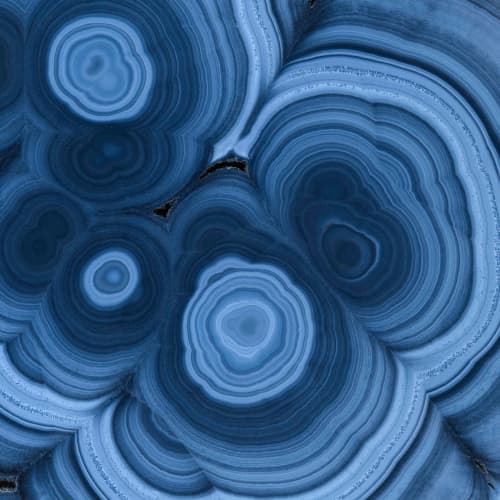 Malachite - Azure | Wallpaper in Wall Treatments by Brenda Houston. Item composed of fabric and paper