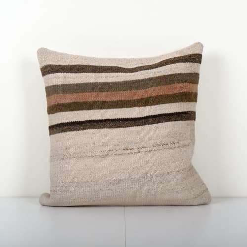 Organic Pillow, Handwoven Turkish Kilim Pillow, Tribal Sofa | Cushion in Pillows by Vintage Pillows Store