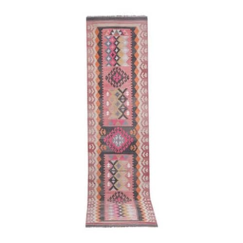 Vintage Turkish Kilim Runner 3'3'' X 12'10'' | Area Rug in Rugs by Vintage Pillows Store