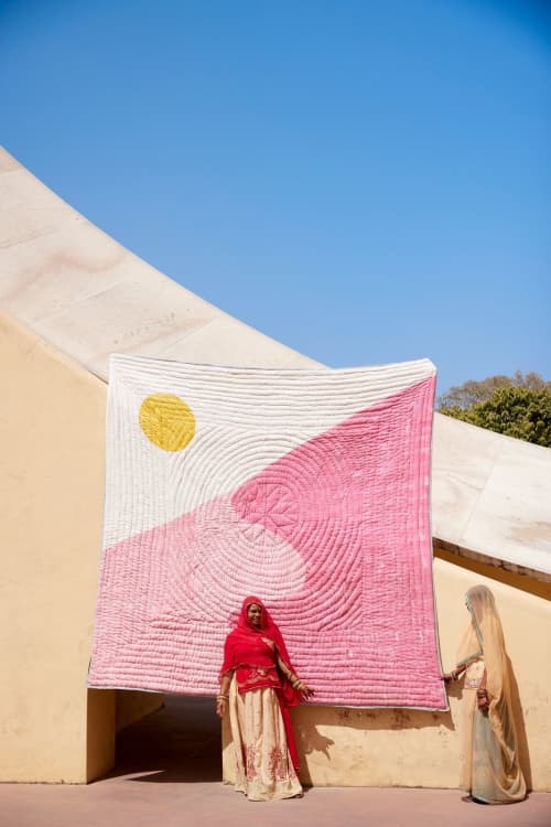 Dune Quilt | Linens & Bedding by CQC LA. Item composed of cotton