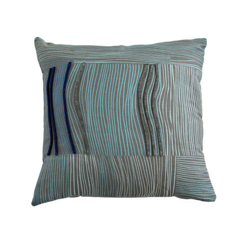 Nest Pillow | Navy | Cushion in Pillows by Jill Malek Wallpaper. Item composed of cotton