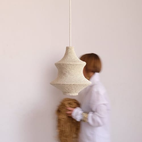 Saint I Crochet Pendant Lamp | Pendants by Hamimi