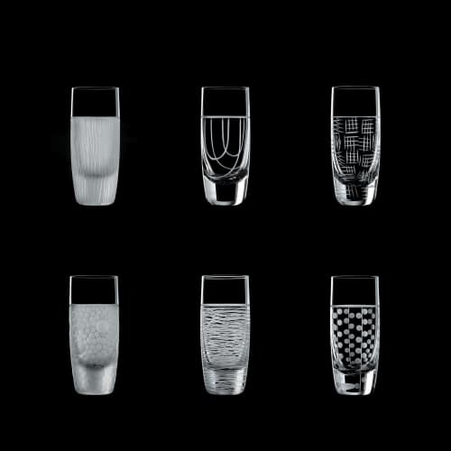 Vodka | Glass in Drinkware by Oggetti Designs. Item composed of glass