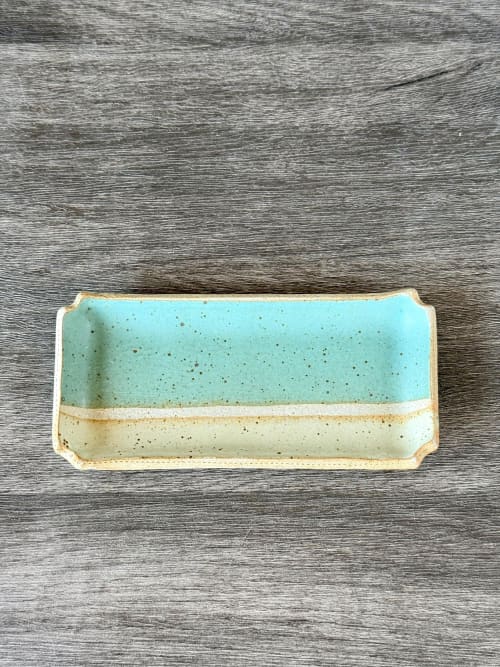 Seafoam Plate - Modern Handmade Ceramics | Ceramic Plates by Tomoko Ceramics