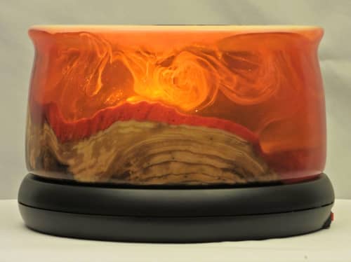 Strawberry Swirl - Woodturned Bowl | Decorative Bowl in Decorative Objects by Scott Williams - Unique Originals
